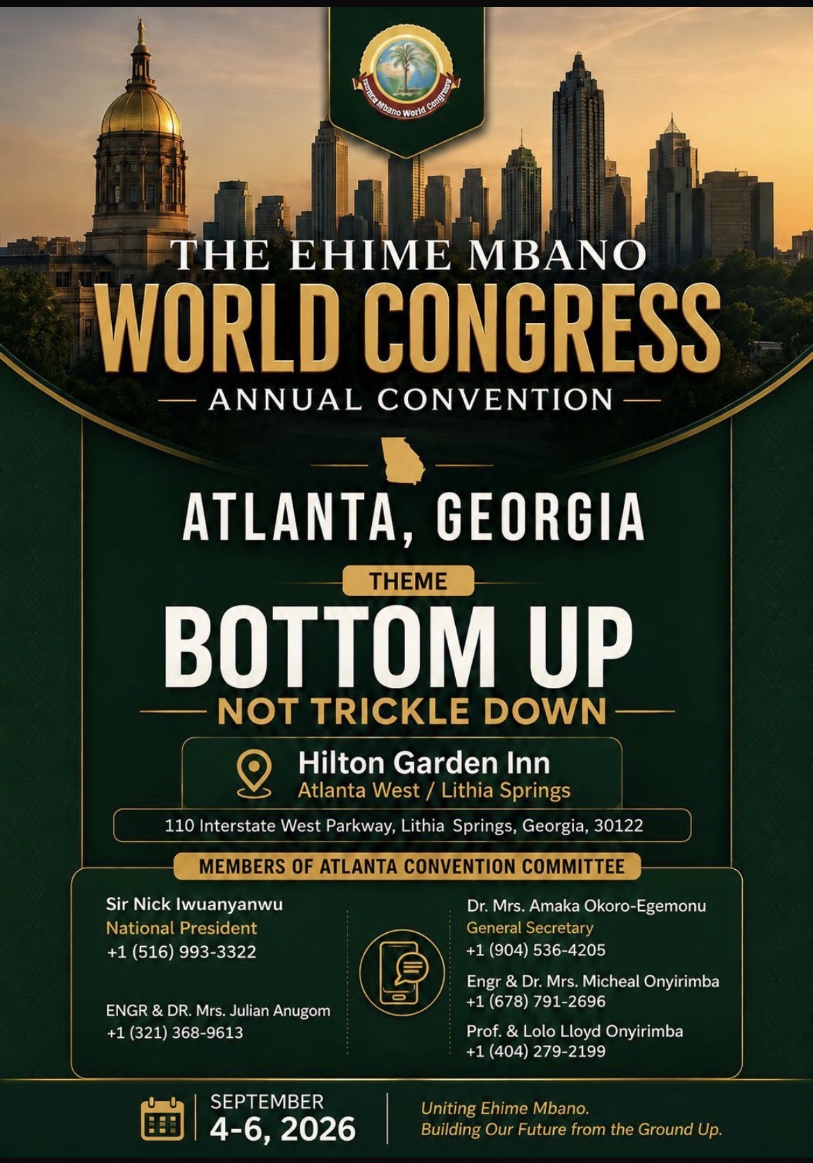 EMWC 2026 Annual Convention flyer